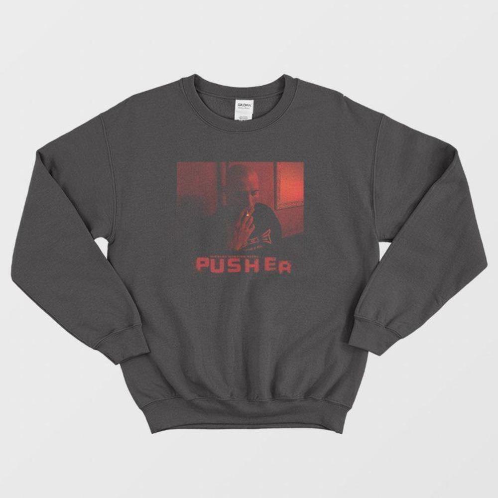 Pusher Nicolas Winding Refn Movie Graphic Retro Film Fan Statement Sweatshirt